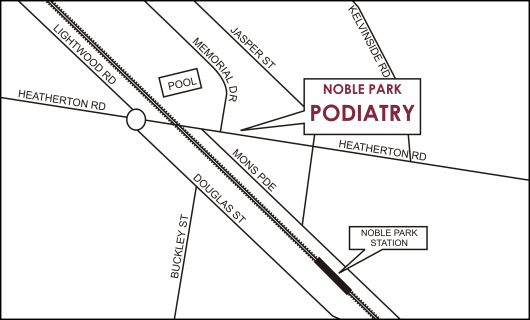 Noble Park Map